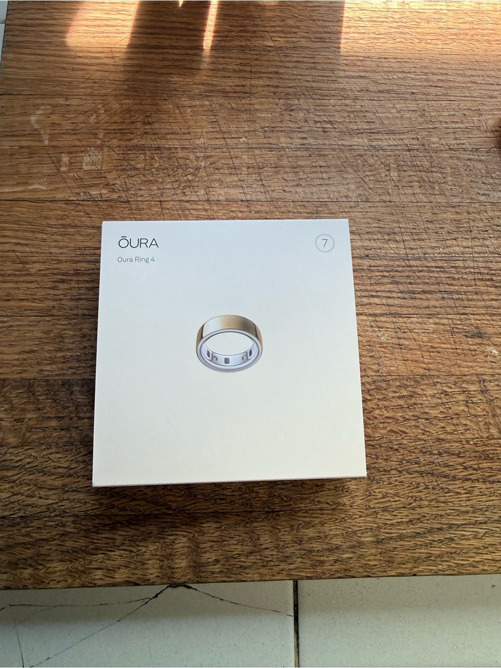 Unopened Oura Ring 4 - size 7